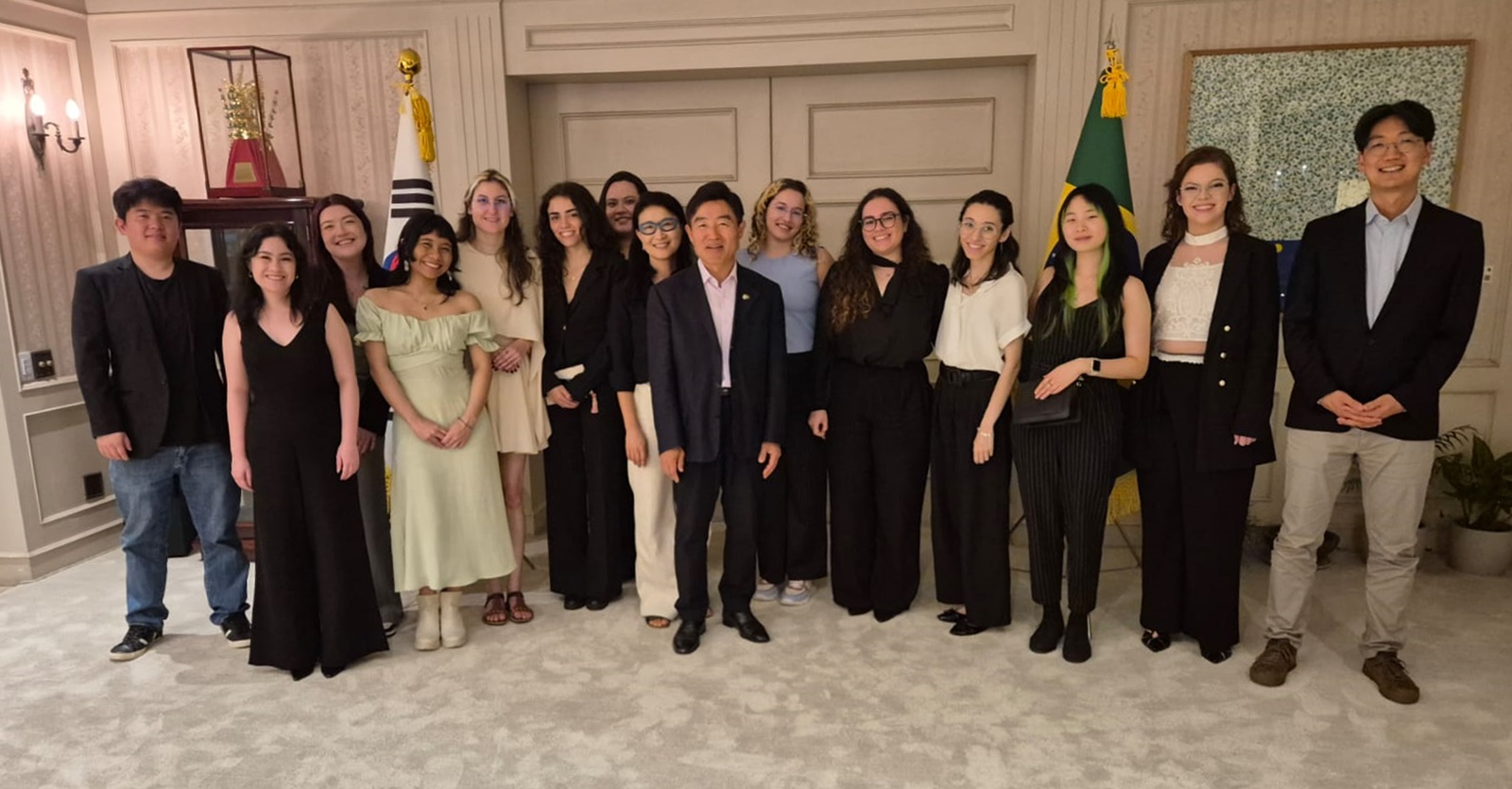 세종학당 학생 초청 관저만찬 (2025.10.16.)